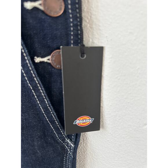 Dickies overalls Sz XS/TP NWT dark denim great quality fabric - Picture 3 of 6